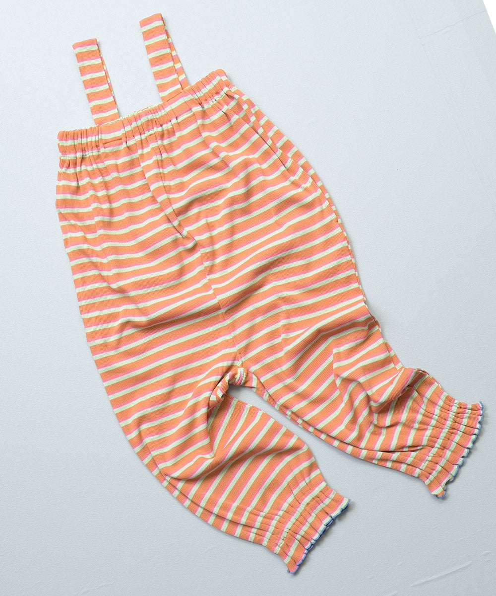 先染めボーダーサロペット ｜ ボトムス ｜ 子供服のセレクトショップ