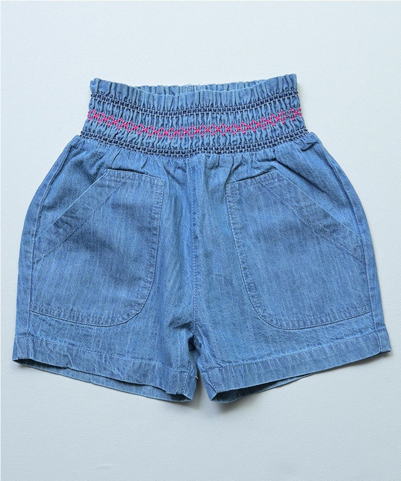 デニムスモッキングキュロットパンツ ｜ ボトムス ｜ 子供服のセレクト
