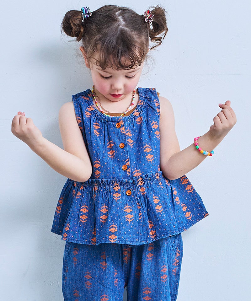 デニム2WAYチュニック ｜ トップス ｜ 子供服のセレクトショップ