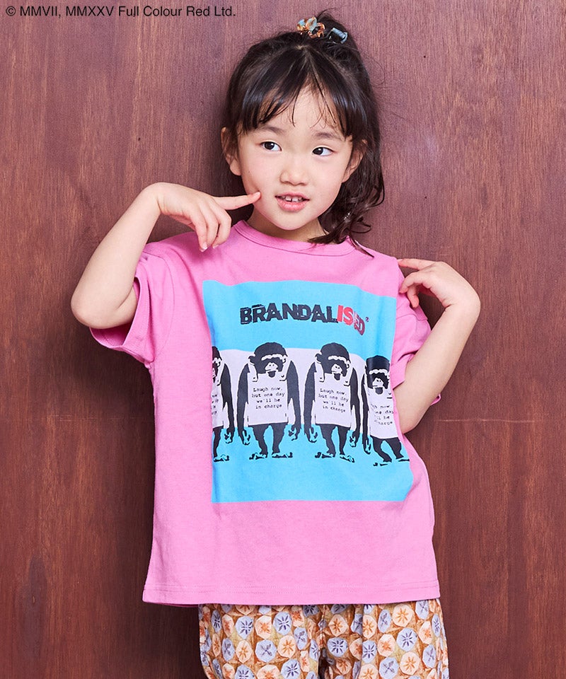 ら*ふ様 【美品】LES SIX アートプリント Tシャツ 別注】BRANDALAISED プリントTee ｜ トップス ｜ 子供服のセレクト