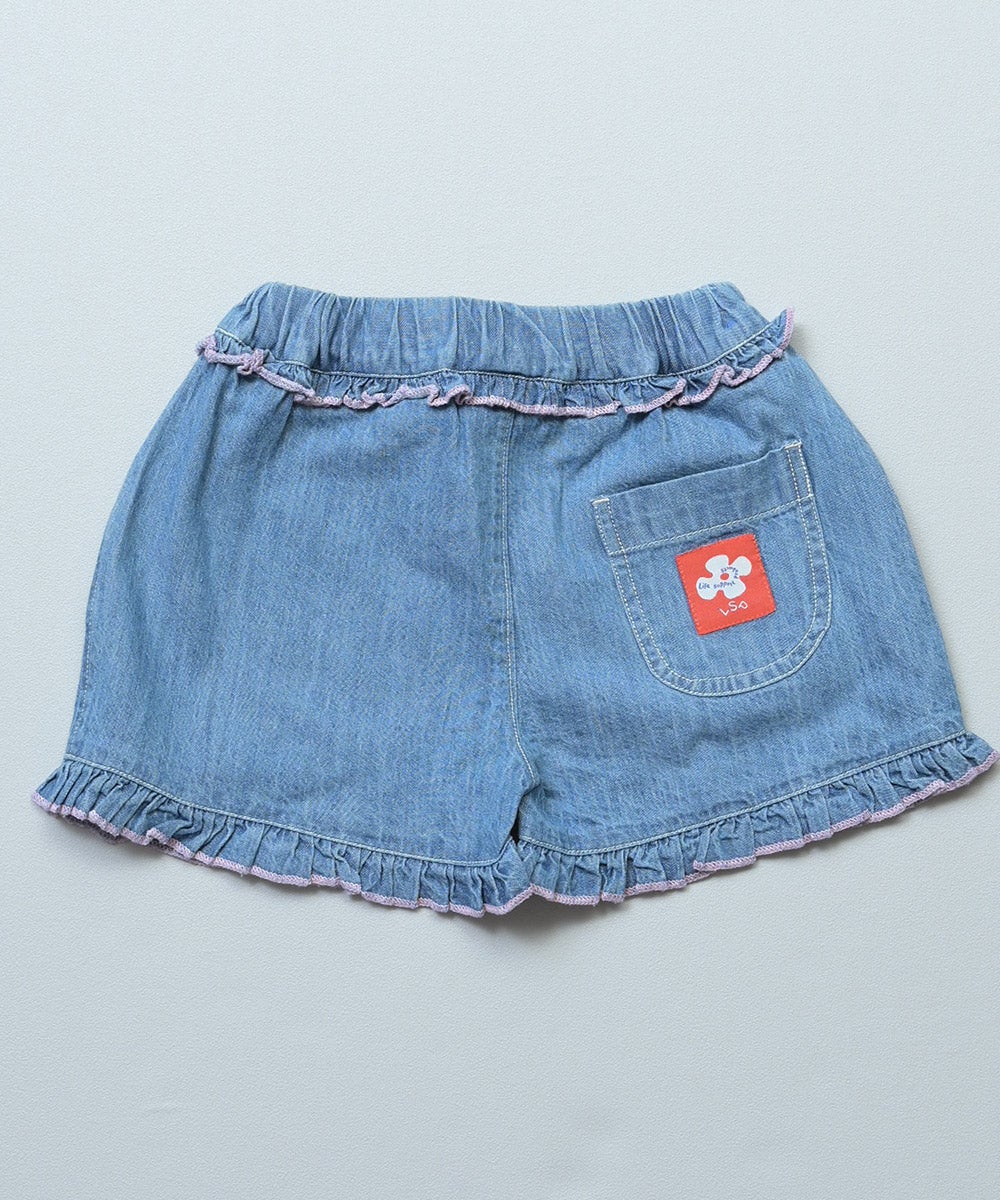デニムフリルショートパンツ | ボトムス | 子供服のセレクトショップ デニムフリルショートパンツ | ボトムス | 子供服のセレクトショップ