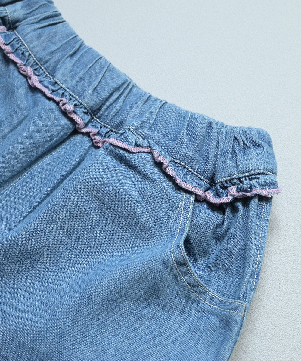 デニムフリルショートパンツ ｜ ボトムス ｜ 子供服のセレクトショップ