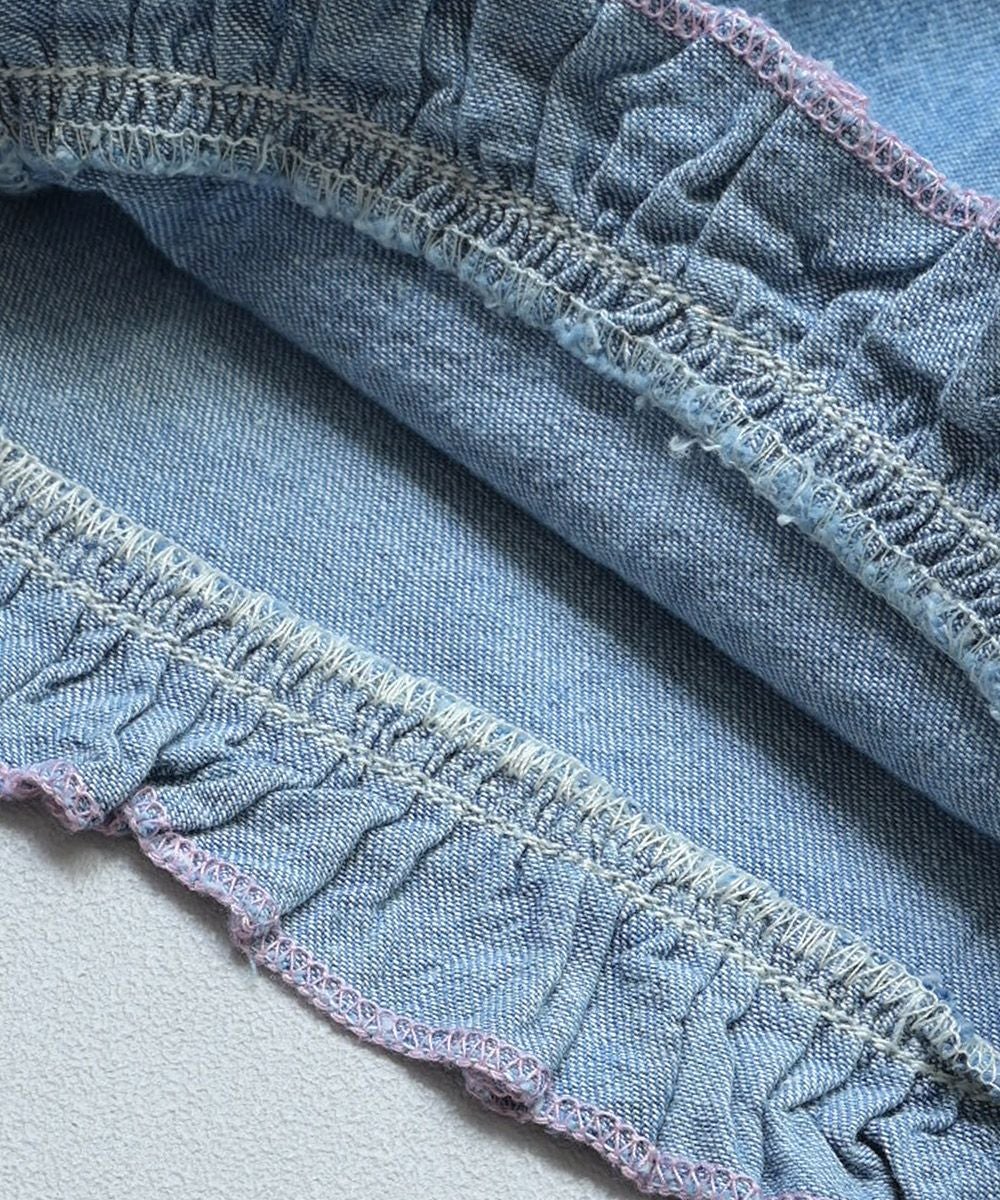 デニムフリルショートパンツ ｜ ボトムス ｜ 子供服のセレクトショップ