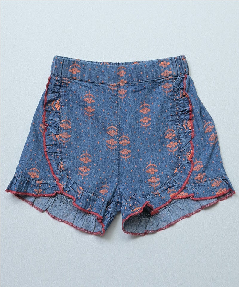 デニムフリルキュロットパンツ ｜ ボトムス ｜ 子供服のセレクト