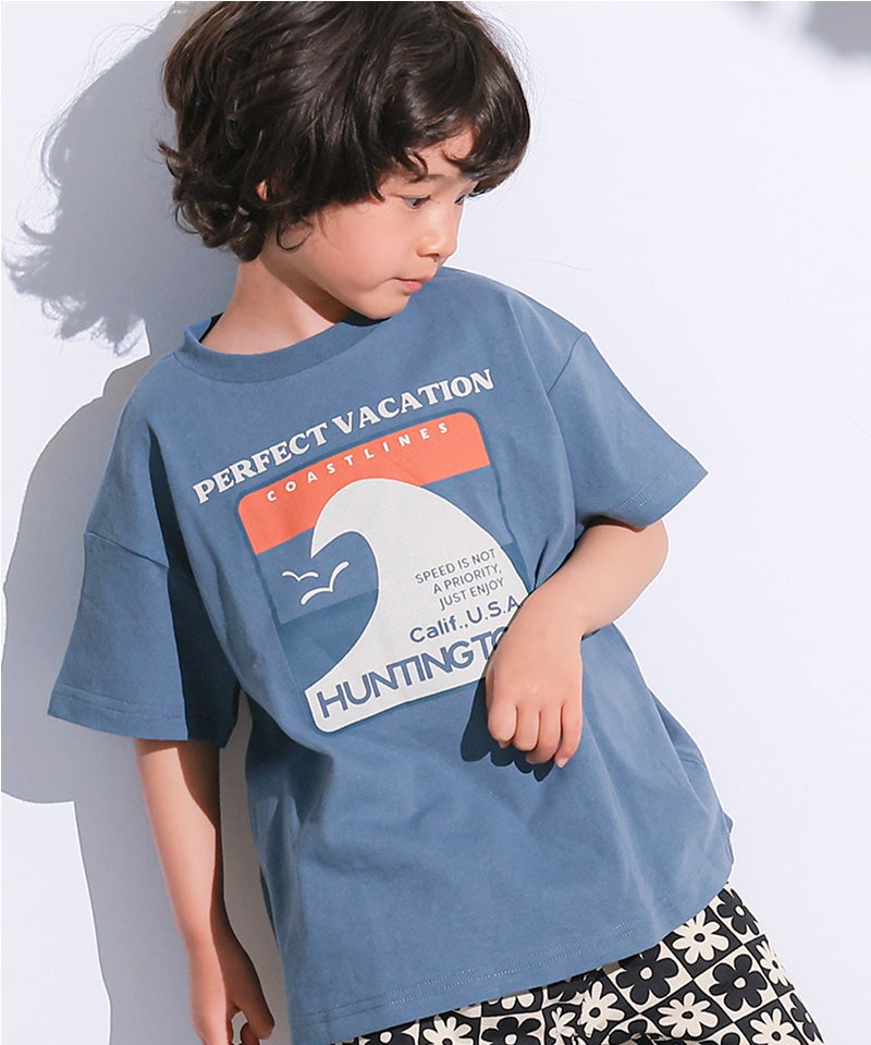 サーフプリントTシャツ ｜ トップス ｜ 子供服のセレクトショップ