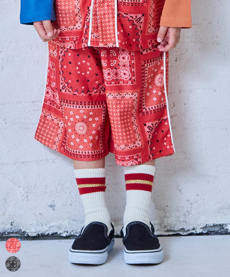 ペイズリーメッシュショーツ ｜ ボトムス ｜ 子供服のセレクトショップ