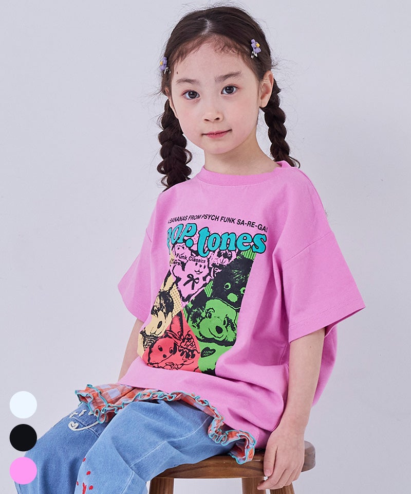 こども服 ニットサッカー2wayキャンディーサロペット ｜ ボトムス ｜ 子供服の