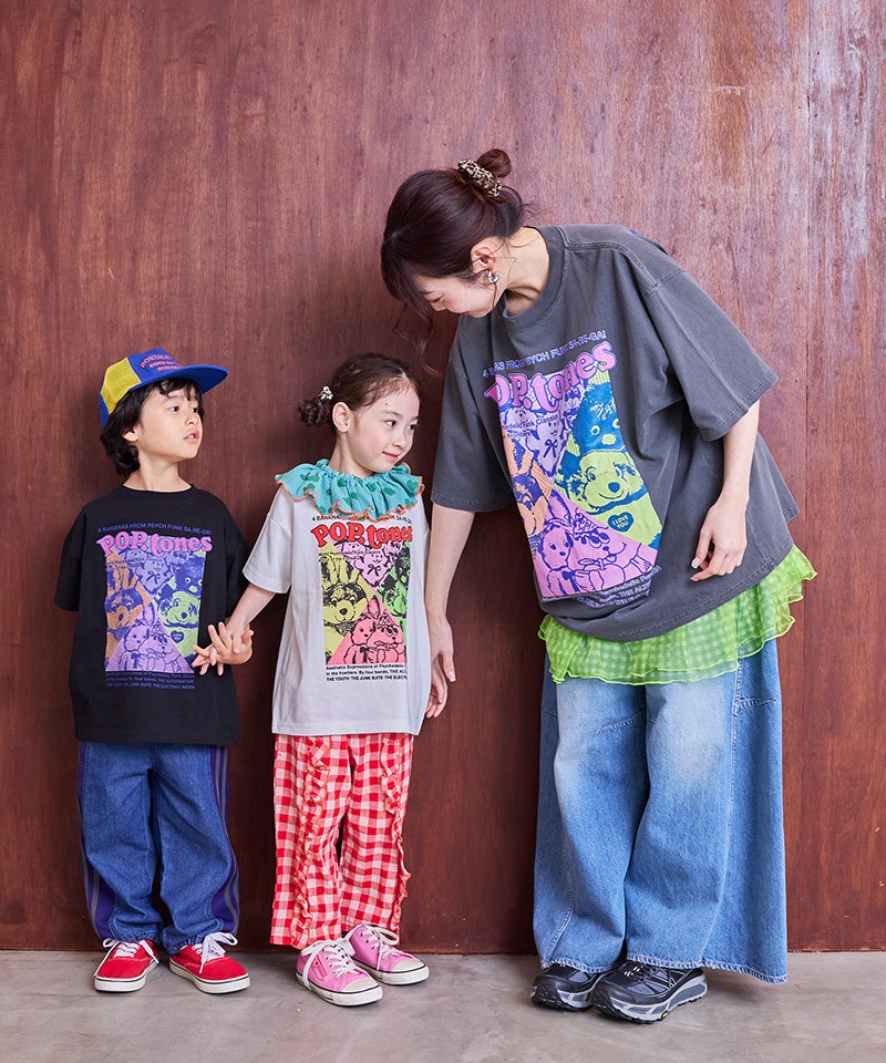 Chaos マイッサTシャツ　モーブピンク　新品 朝田淳弥×moz FOREST LABEL コラボ 半袖Tシャツ