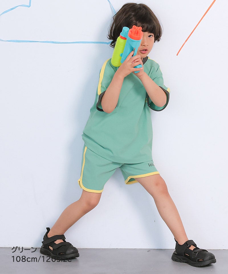 吸汗速乾】サイドラインショートパンツ ｜ ボトムス ｜ 子供服の