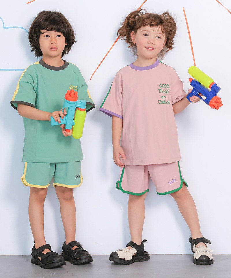 吸汗速乾】サイドラインショートパンツ ｜ ボトムス ｜ 子供服の