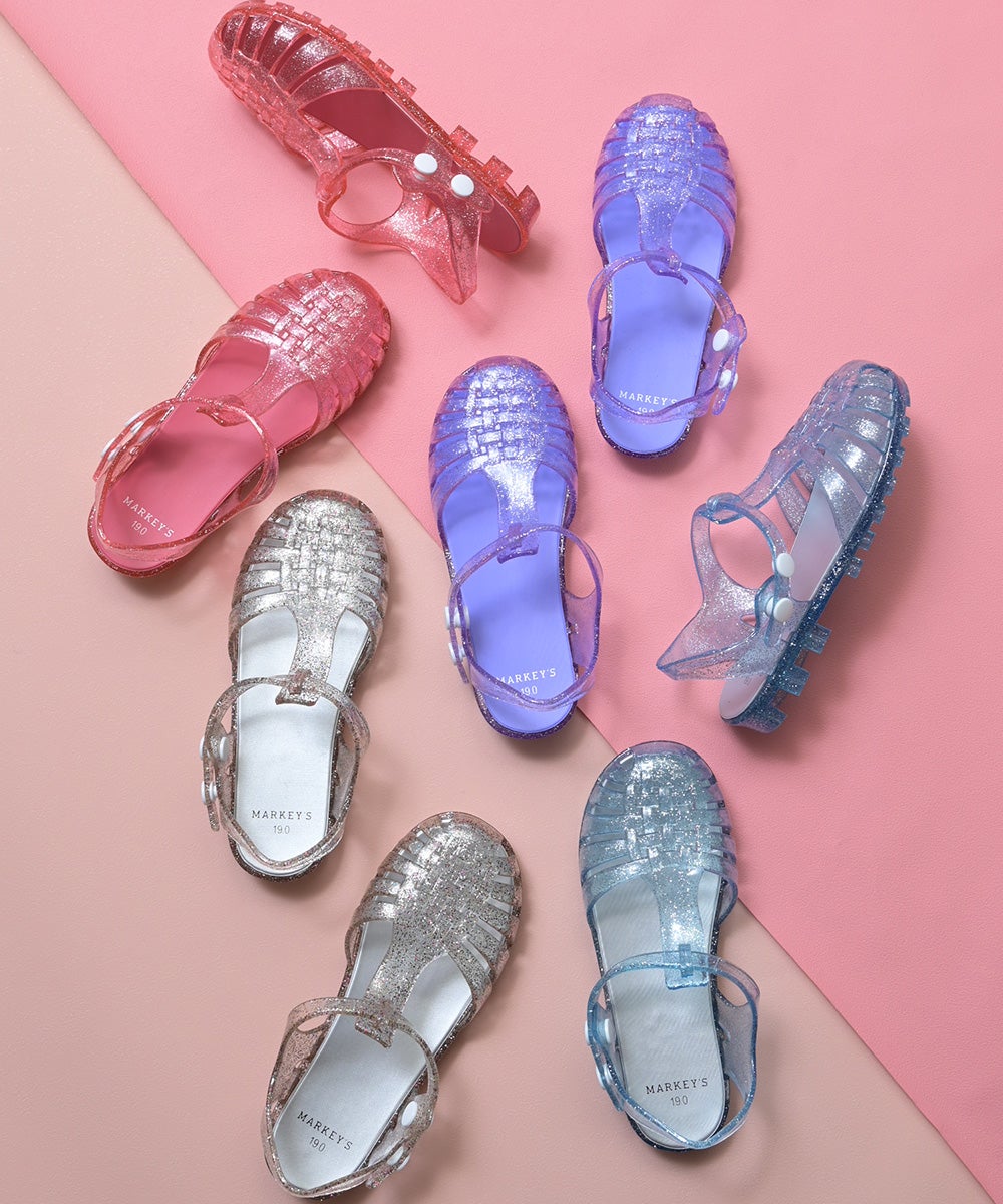 KIDSクリアラメサンダル ｜ 水着・プールグッズ ｜ 子供服のセレクト