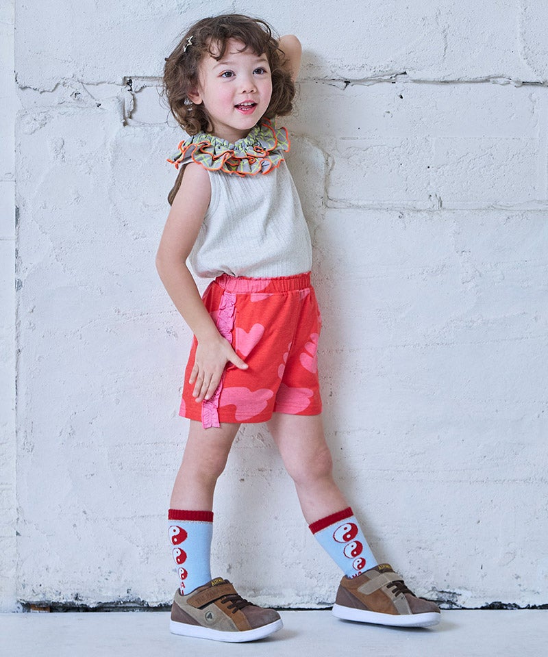 サテンフリルショートパンツ ｜ ボトムス ｜ 子供服のセレクトショップ