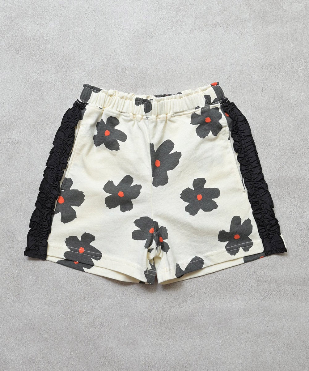 サテンフリルショートパンツ ｜ ボトムス ｜ 子供服のセレクトショップ