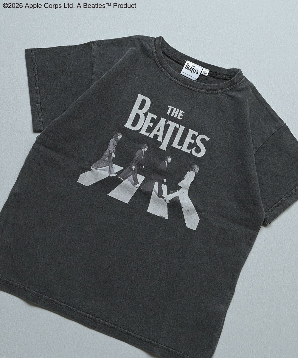 THE BEATLES ALL MY LOVING Tシャツ プリント ブラック 別注】【親子お揃い】THE BEATLES プリントTシャツ ｜ トップス