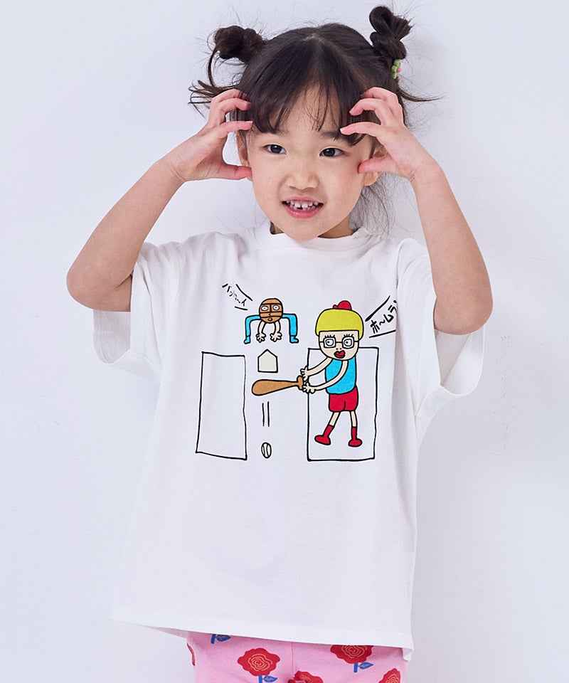 親子お揃い】マエケンイラストTee ｜ トップス ｜ 子供服のセレクト