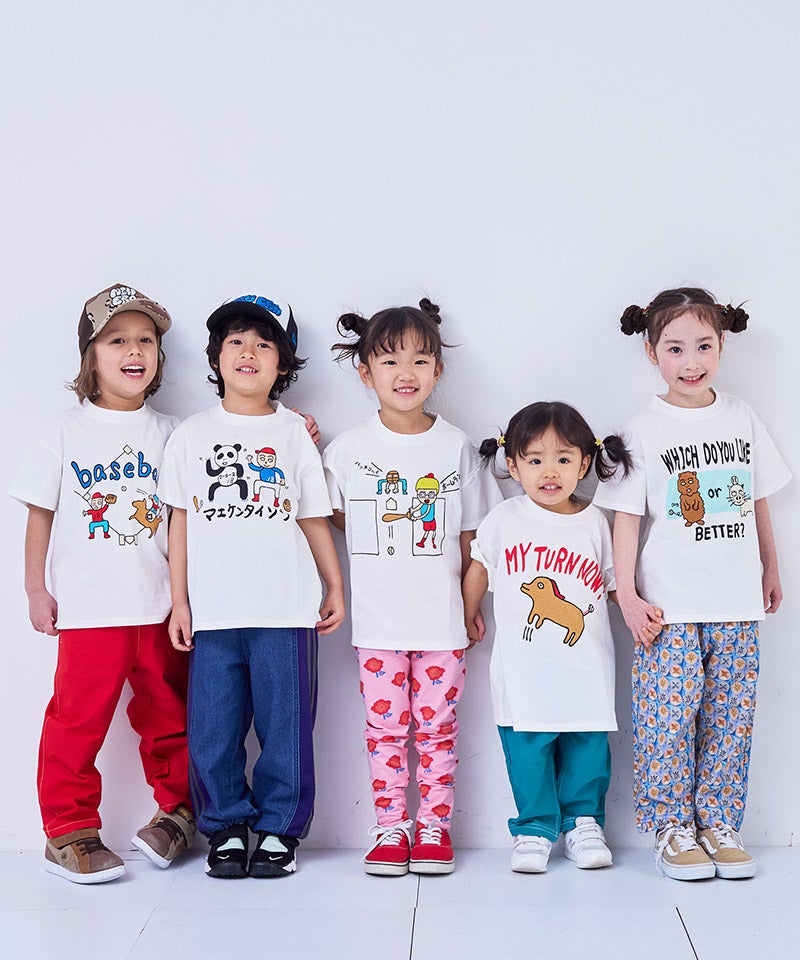 親子お揃い】マエケンイラストTee ｜ トップス ｜ 子供服のセレクト