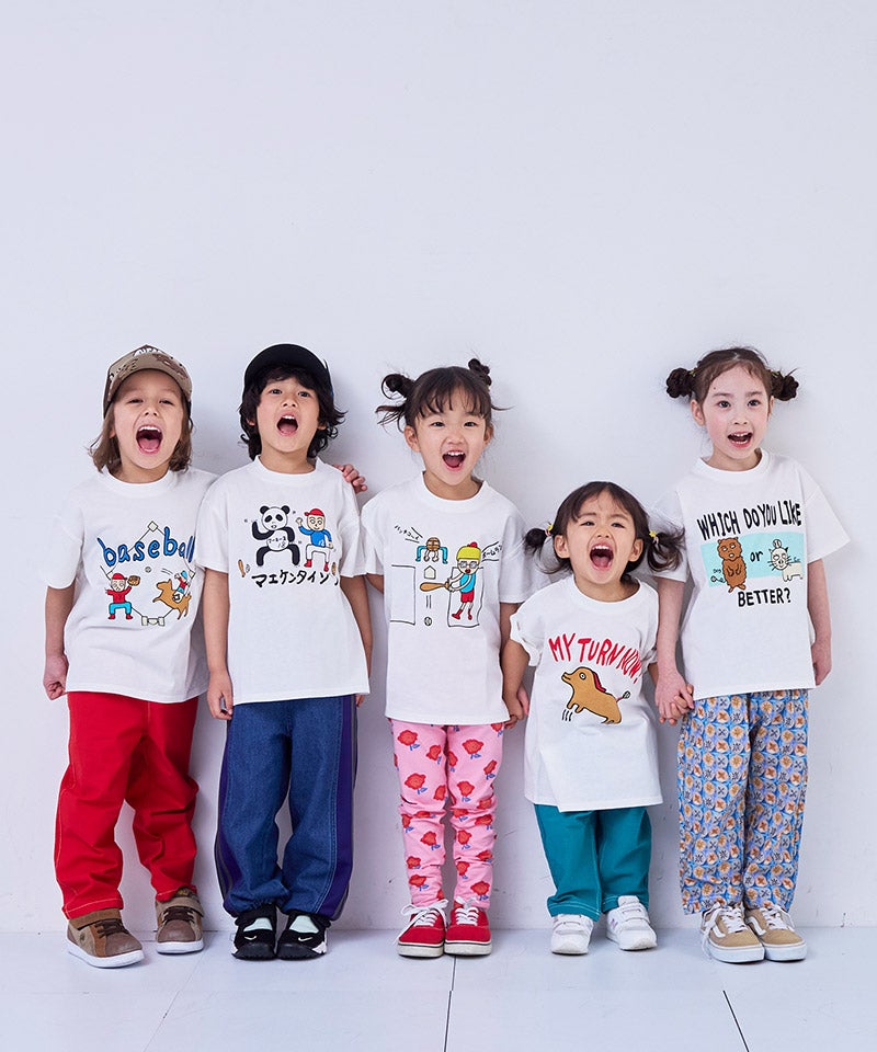 親子お揃い】マエケンイラストTシャツ ｜ トップス ｜ 子供服の