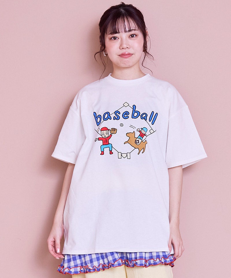 親子お揃い】マエケンイラストTee / 大人サイズ ｜ トップス ｜ 子供服