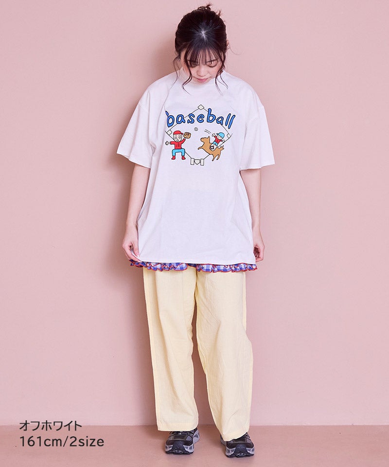 親子お揃い】マエケンイラストTee / 大人サイズ ｜ トップス ｜ 子供服