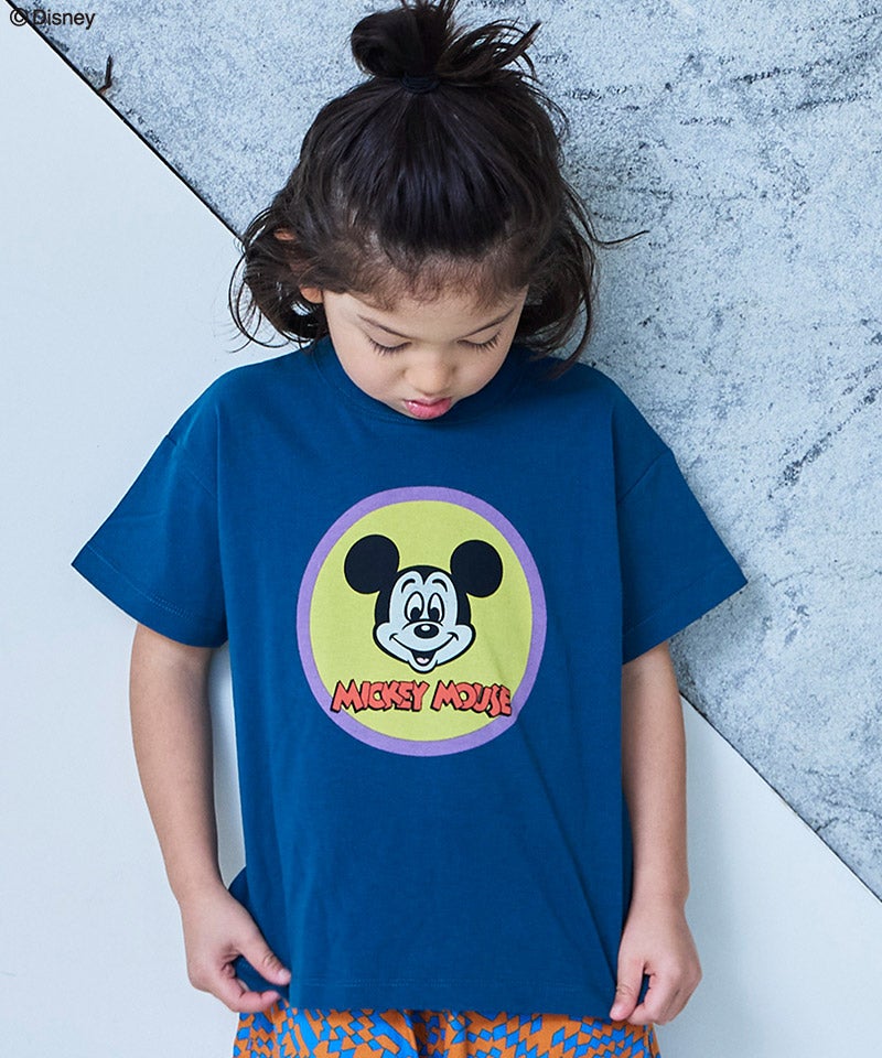 別注】【親子お揃い】ミッキーマウス プリントTシャツ ｜ トップス