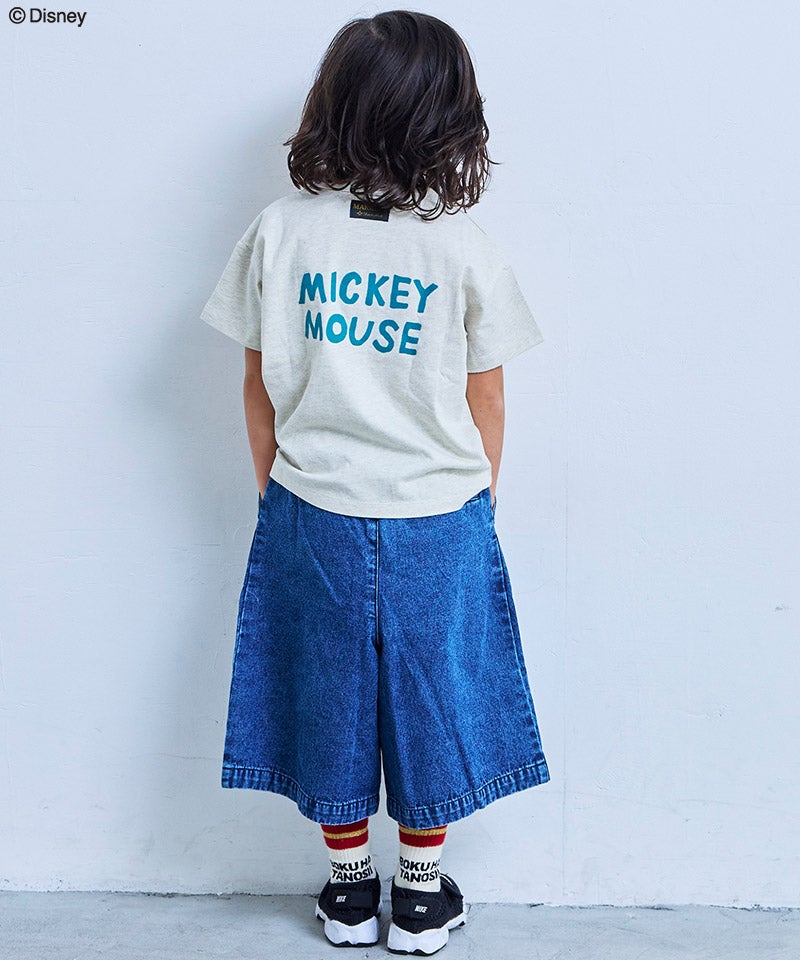 別注】【親子お揃い】ミッキーマウス プリントTシャツ ｜ トップス