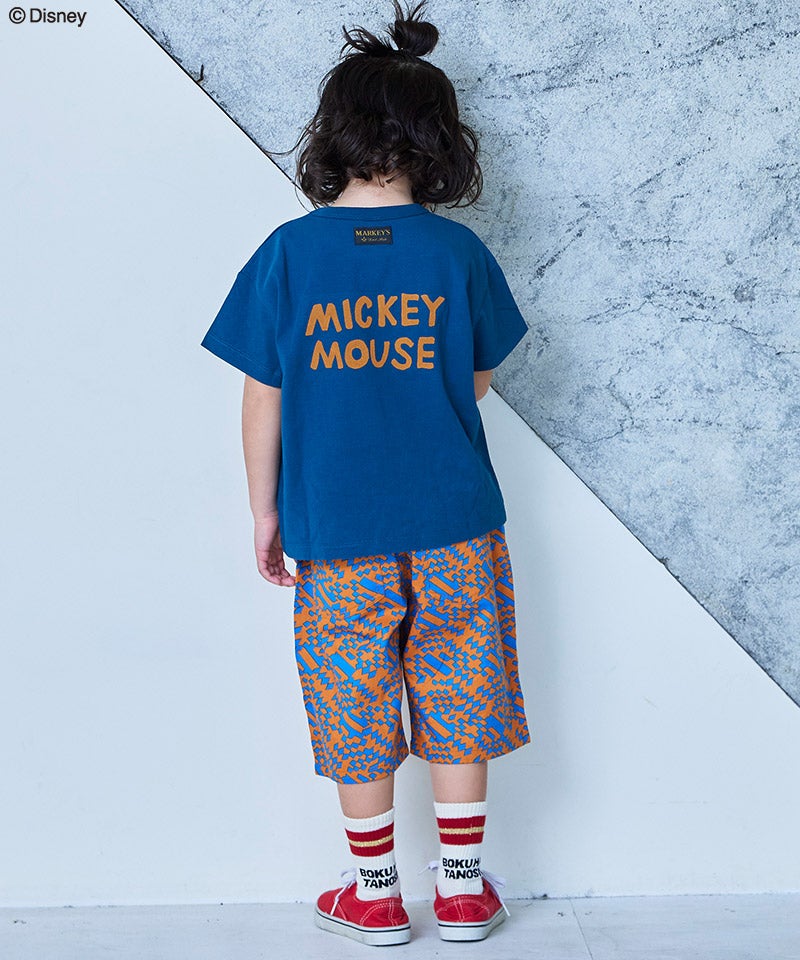 別注】【親子お揃い】ミッキーマウス プリントTシャツ ｜ トップス