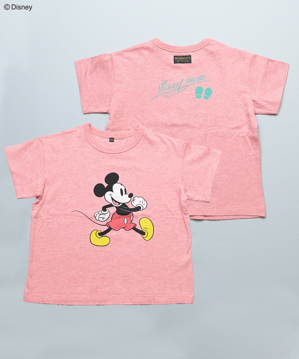 別注】【親子お揃い】ミッキーマウス プリントTシャツ ｜ トップス