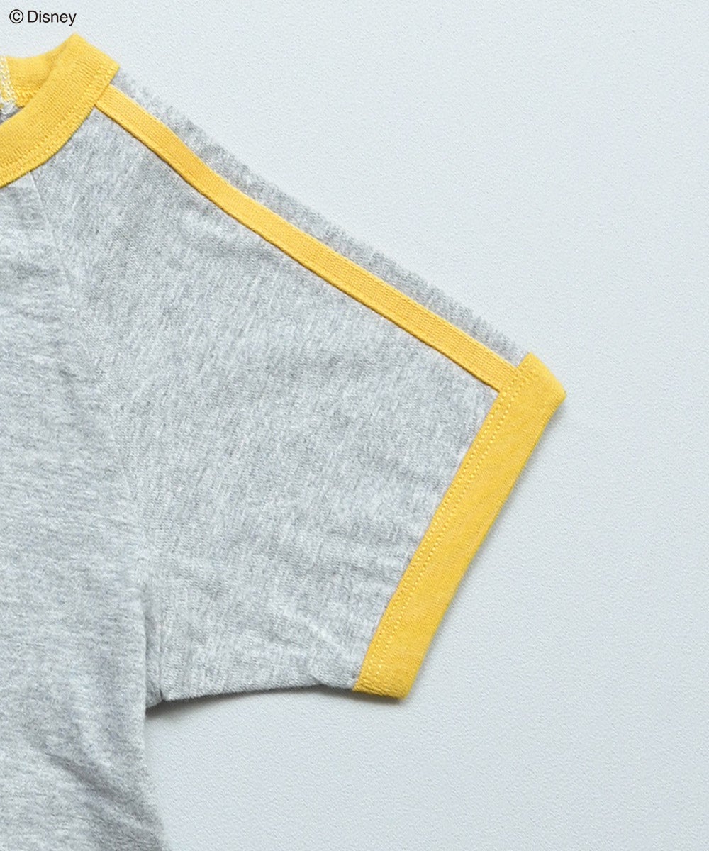 別注】【親子お揃い】ミッキーマウス ラグランラインTシャツ/大人