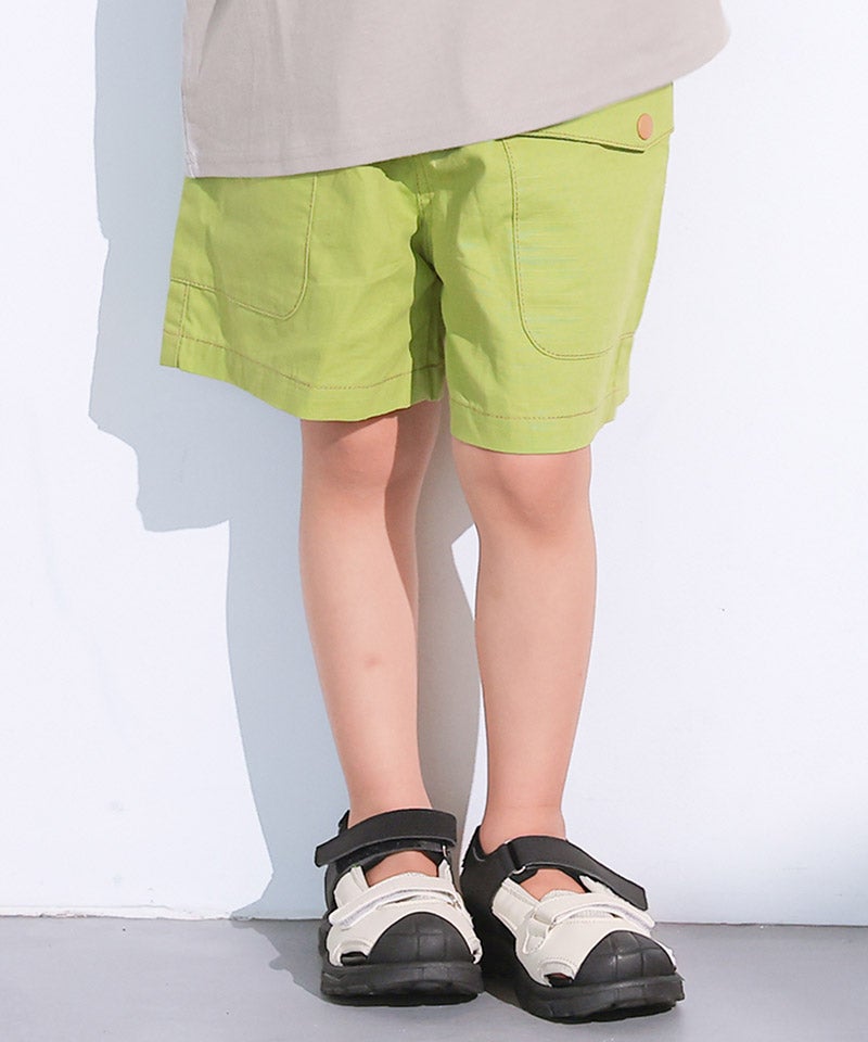 TIME SALE】リップストップビッグフラップポケットショートパンツ