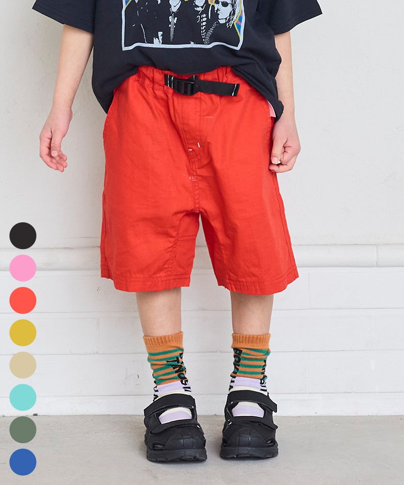 Prince レッド ショートパンツセット リップストップクライミングショートパンツ ｜ ボトムス ｜ 子供服の