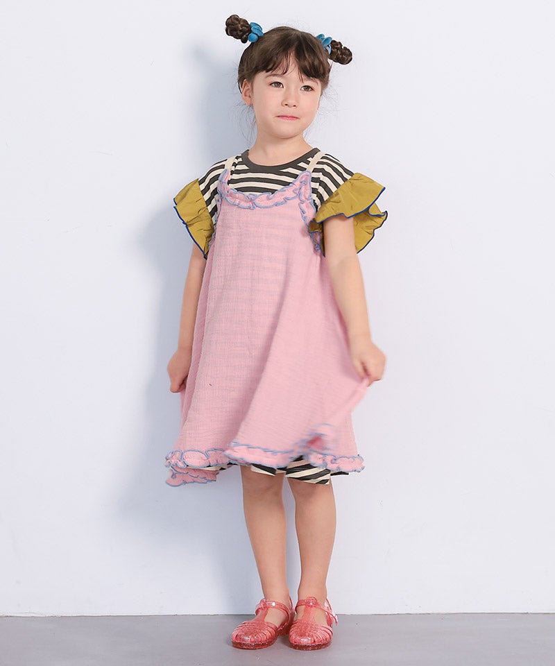 Wガーゼキャミワンピース ｜ ワンピース ｜ 子供服のセレクトショップ