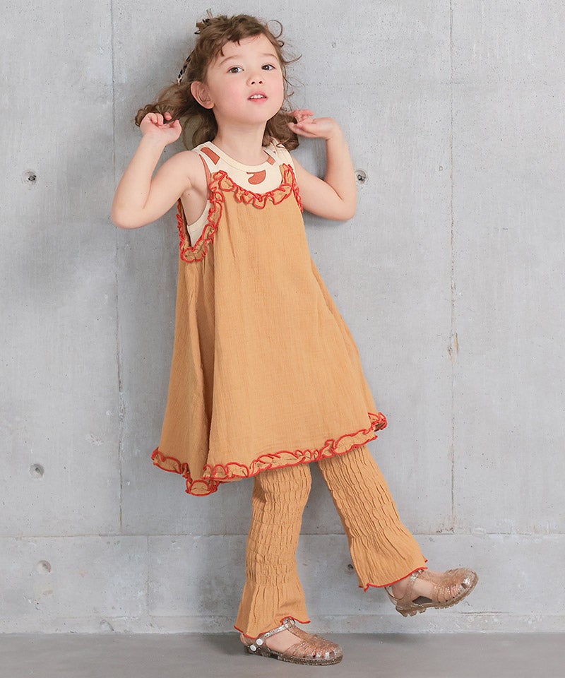 Wガーゼキャミワンピース ｜ ワンピース ｜ 子供服のセレクトショップ