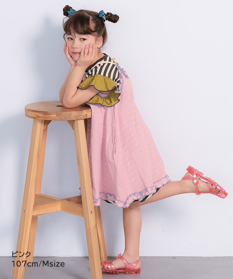 Wガーゼキャミワンピース ｜ ワンピース ｜ 子供服のセレクトショップ
