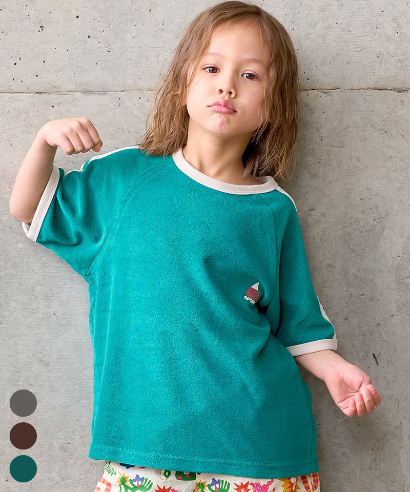 GREEN CLOTHING 子供向けライン ii (イイ) パイルラインスリーブT ｜ トップス ｜ 子供服のセレクトショップ