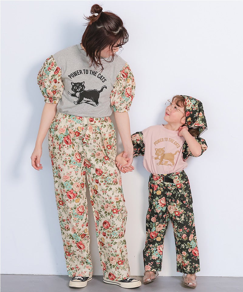 別注】【親子お揃い】softcheese ビッグパフスリーブTシャツ