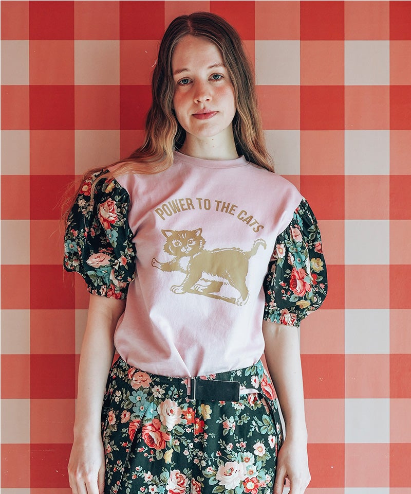 今日までの限定出品　 softcheese マーキーズ softcheese×MARKEY'S】別注ビッグパフスリーブTee（Tシャツ/カットソー