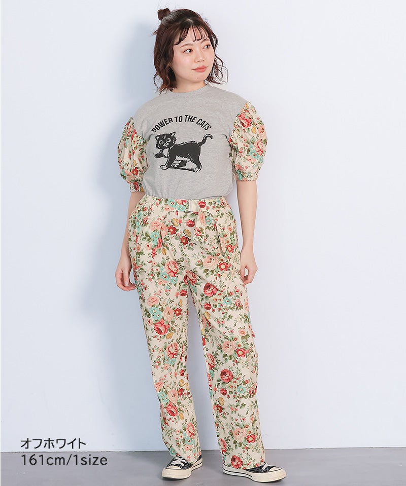 別注】【親子お揃い】softcheese ビッグパフスリーブTシャツ / 大人