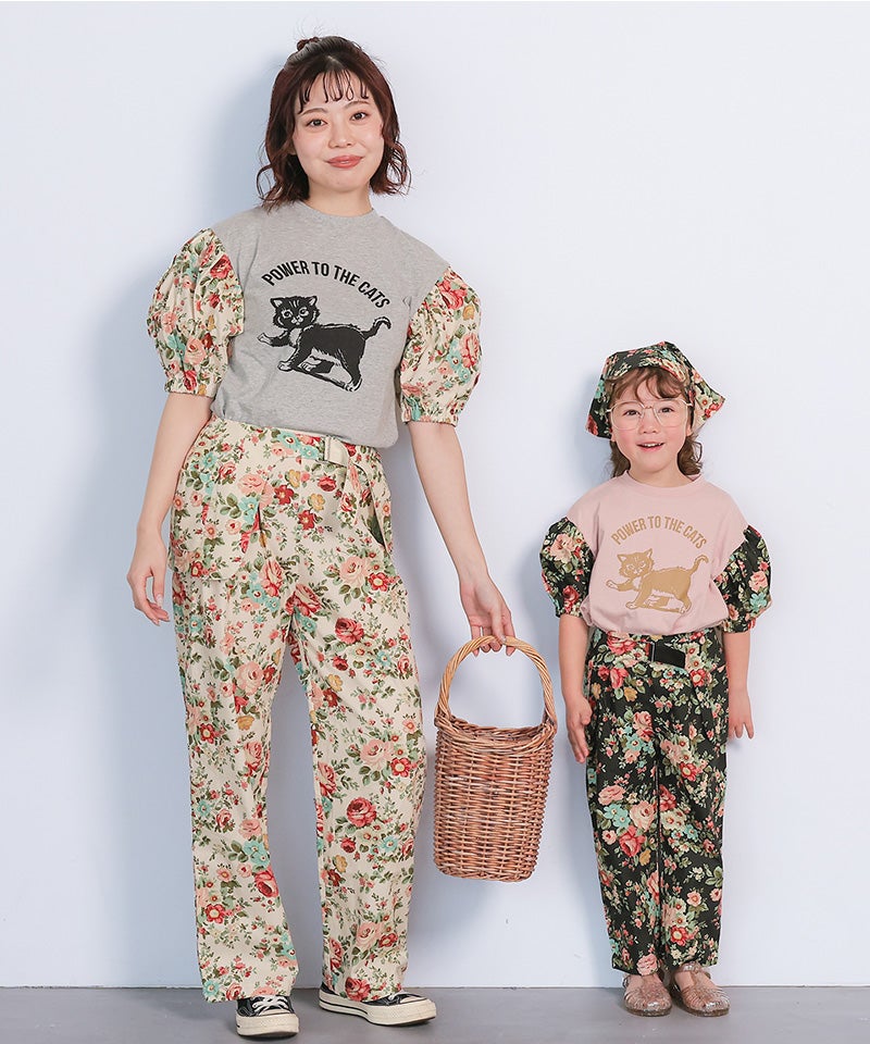 別注】【親子お揃い】softcheese ビッグパフスリーブTシャツ / 大人
