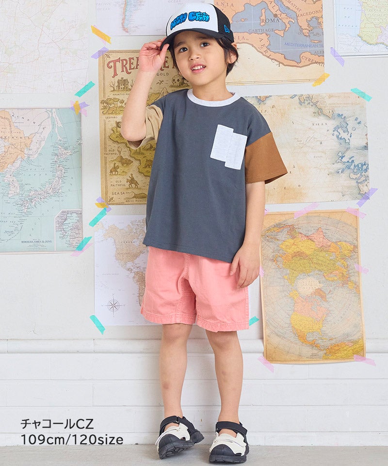 送料無料】段差ポケットTシャツ ｜ トップス ｜ 子供服のセレクト