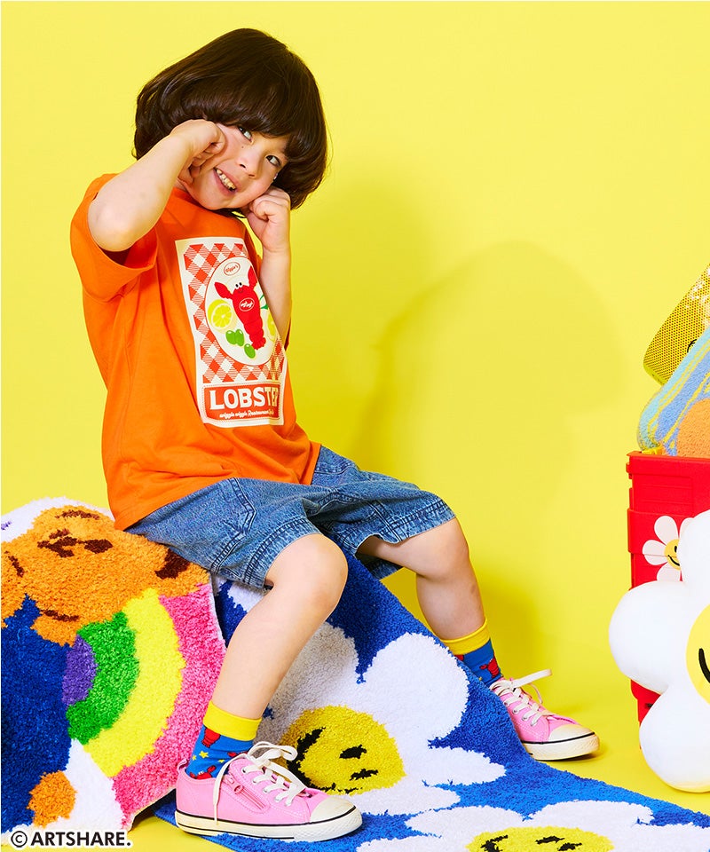 別注】wiggle wiggle プリント半袖T ｜ トップス ｜ 子供服のセレクト