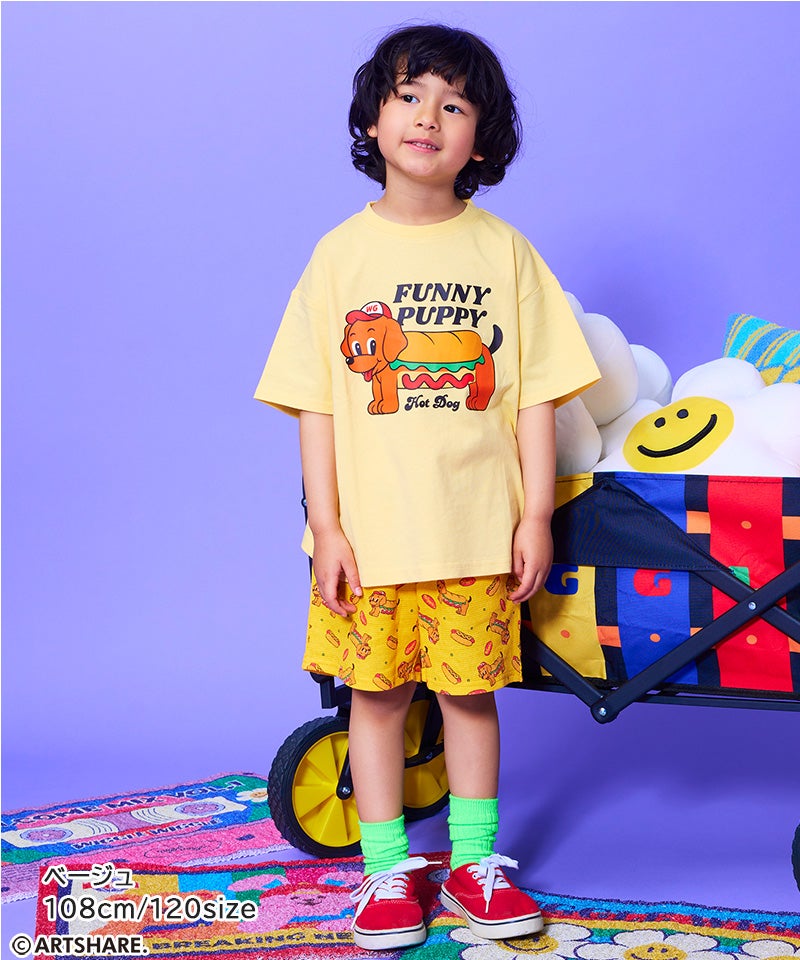 別注】wiggle wiggle プリント半袖T ｜ トップス ｜ 子供服のセレクト