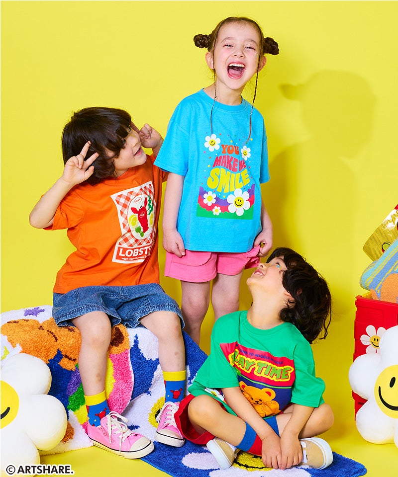別注】wiggle wiggle プリント半袖T ｜ トップス ｜ 子供服のセレクト