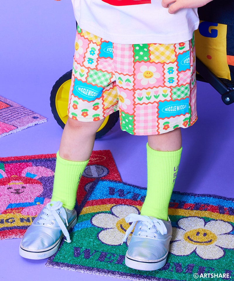 別注】wiggle wiggle ワッフル総柄ショートパンツ ｜ ボトムス ｜ 子供
