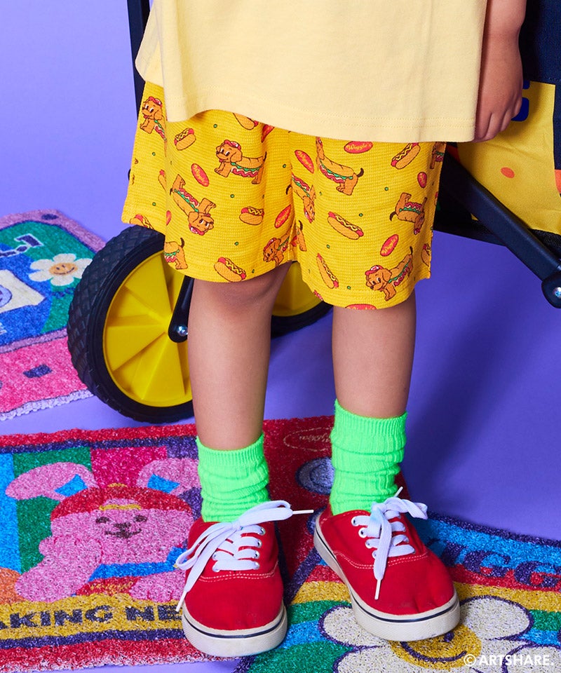 別注】wiggle wiggle ワッフル総柄ショートパンツ ｜ ボトムス ｜ 子供