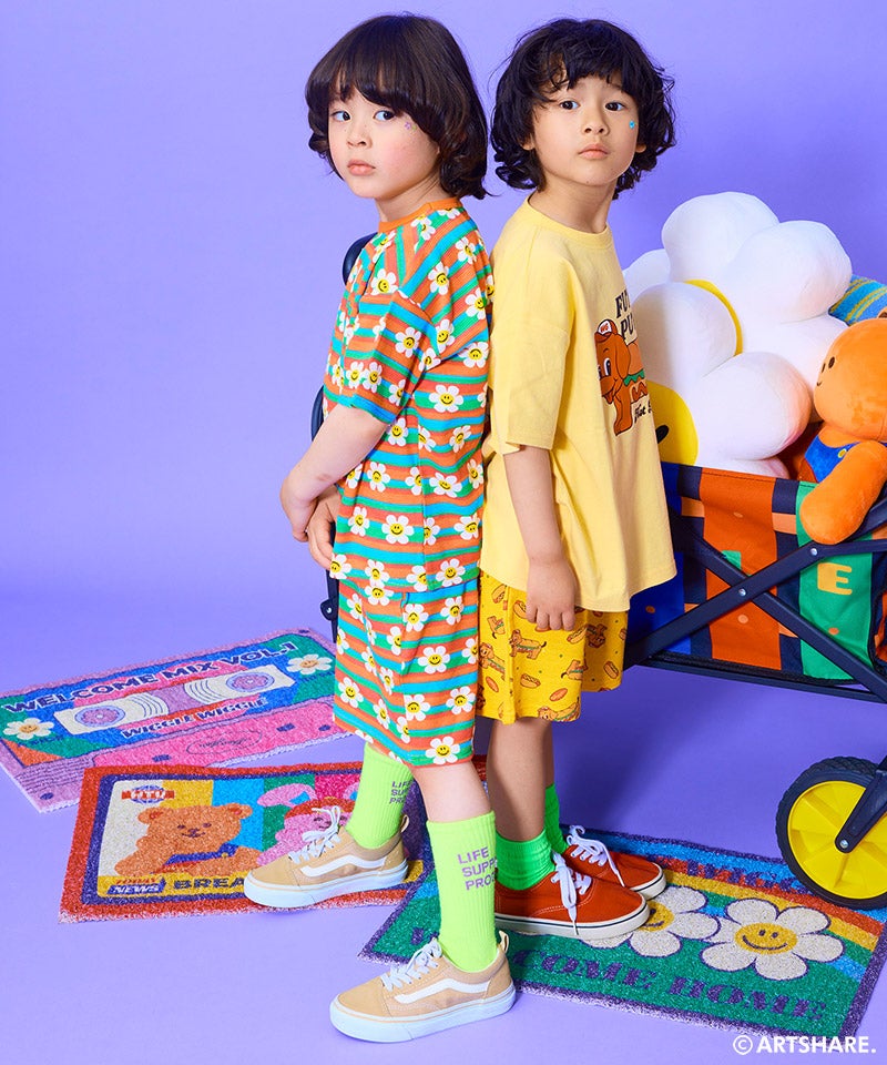 別注】wiggle wiggle ワッフル総柄ショートパンツ ｜ ボトムス ｜ 子供