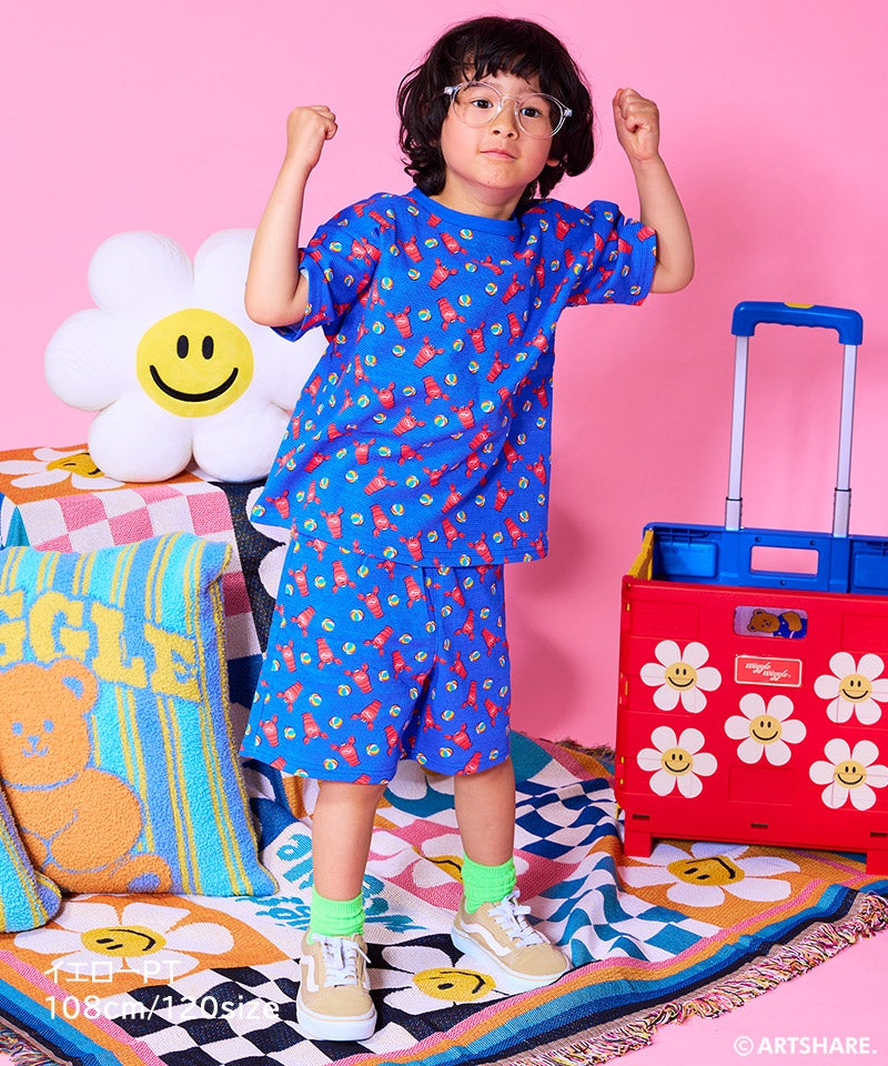 別注】wiggle wiggle ワッフル総柄ショートパンツ ｜ ボトムス ｜ 子供
