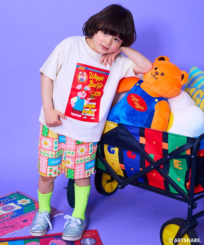 別注】wiggle wiggle ワッフル総柄ショートパンツ ｜ ボトムス ｜ 子供