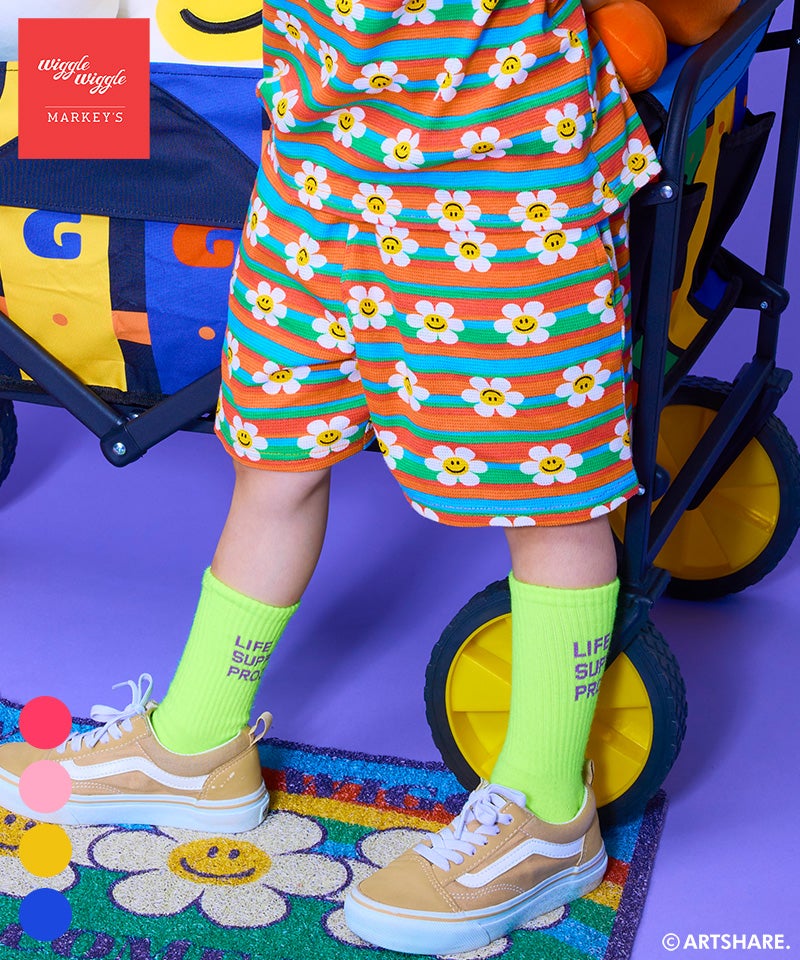 別注】wiggle wiggle ワッフル総柄ショートパンツ ｜ ボトムス ｜ 子供