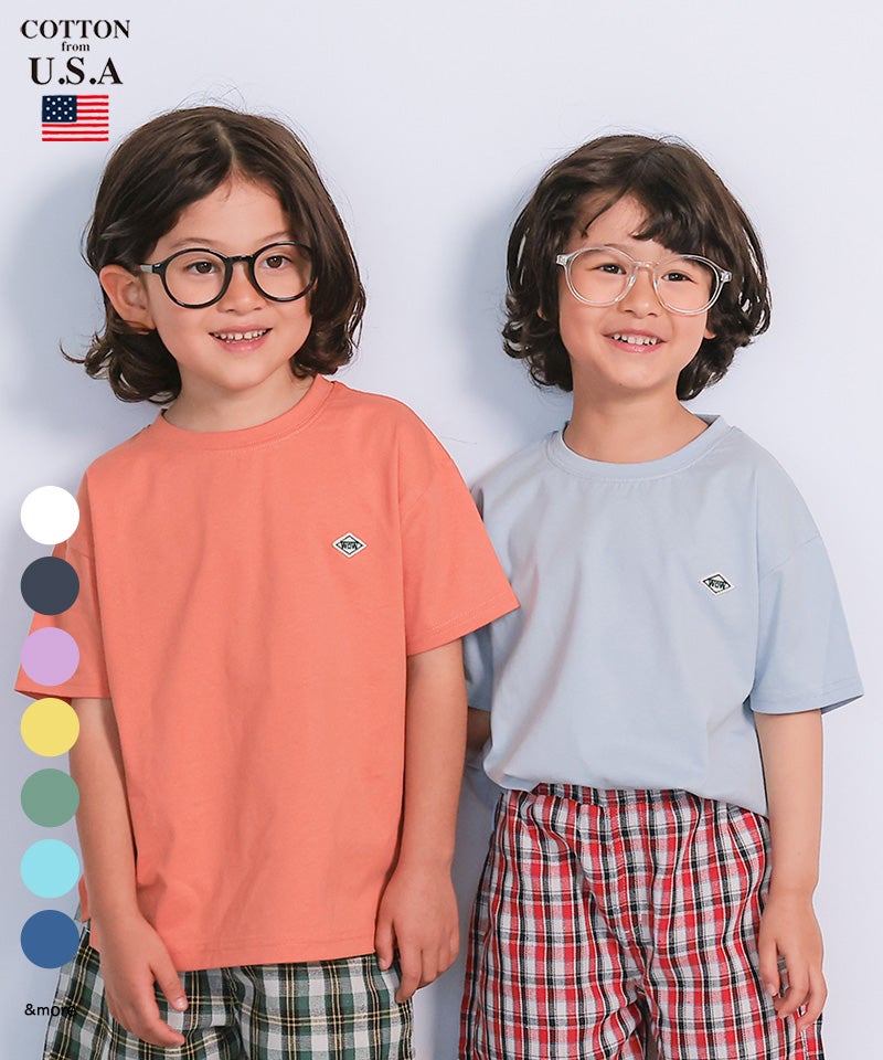 送料無料】【COTTON from U.S.A】マイニチワッペンムジTee ｜ トップス