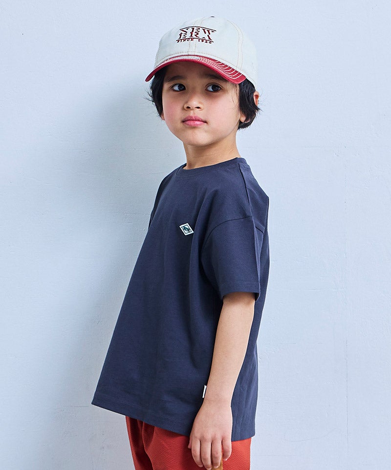 COTTON from U.S.A】マイニチワッペン無地Tee ｜ トップス ｜ 子供服の